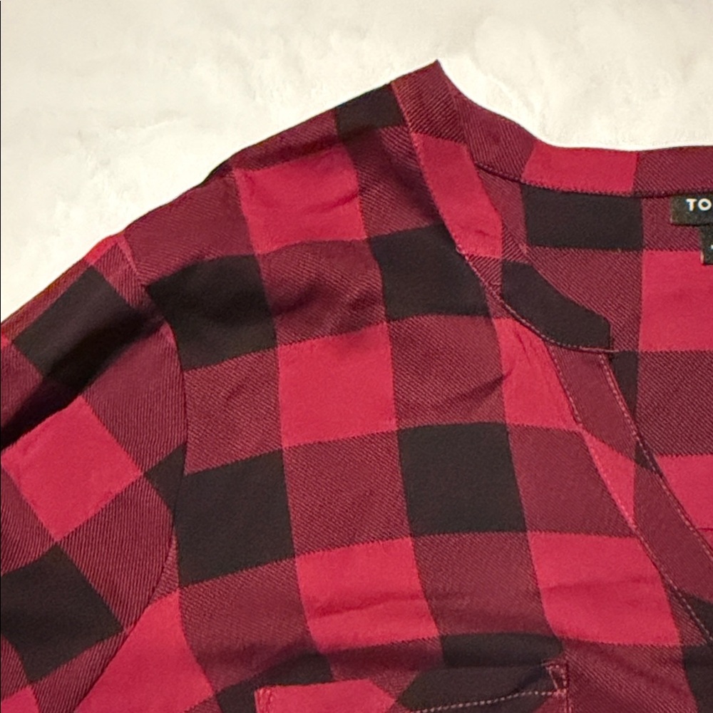 Torrid black/berry plaid dress - Picture 5 of 5